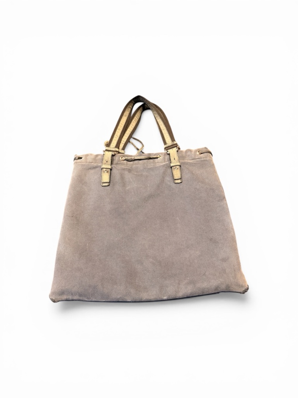 Yves Saint Laurent Rive Gauche Kahala Canvas and Leather Tote Bag - Picture 5 of 13